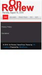 Mobile Screenshot of onreview.info
